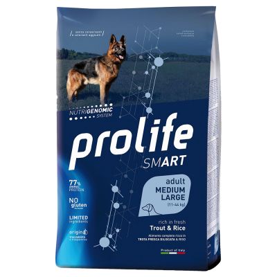 Prolife Smart Adult Medium / Large Breed Trota & Riso
