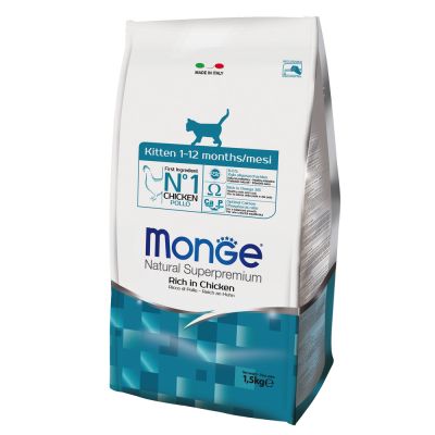 Monge Natural Superpremium Kitten Ricco di Pollo
