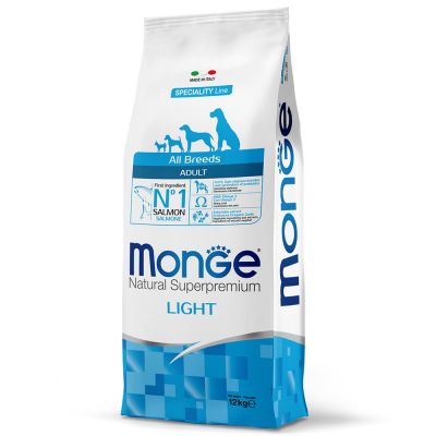 Monge Natural Superpremium All Breeds Light Salmone con Riso