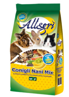 Mignini Conigli Nani Mix 800 gr Allegri
