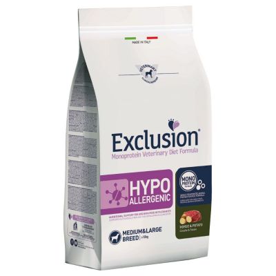 Multipack risparmio! 2 x 12 kg Exclusion Diet Crocchette per cani