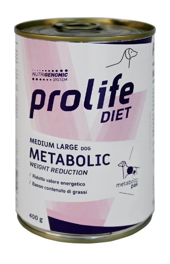 Prolife Metabolic Weight Reduction Medium/Large Umido 400 gr