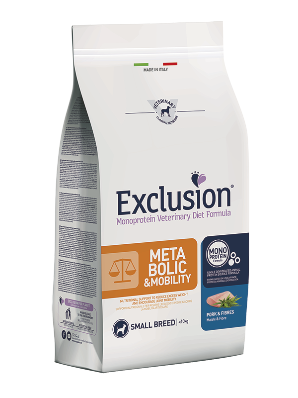 Exclusion Diet Metabolic & Mobility Maiale e Fibre Small Bread