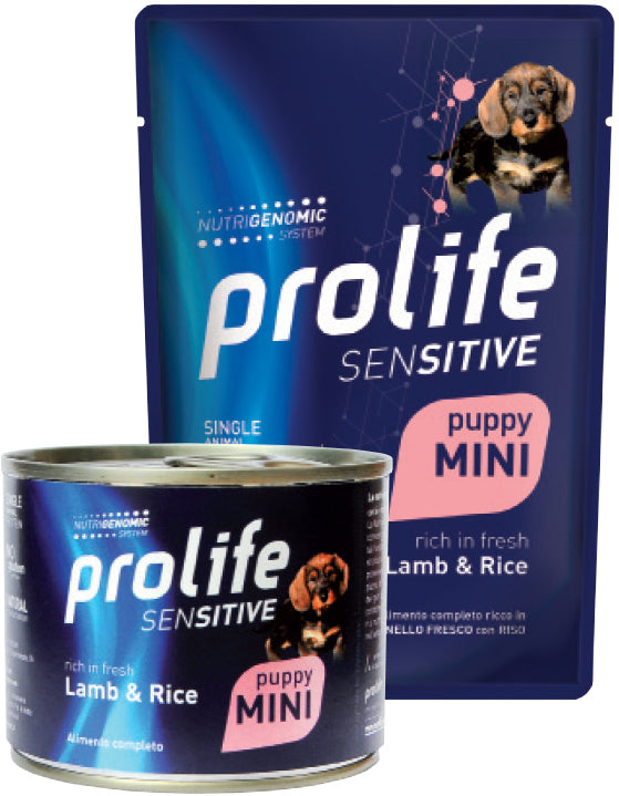 Prolife Adult Sensitive Beef & Potato- Mini 100 gr Bustina Agnello e Riso