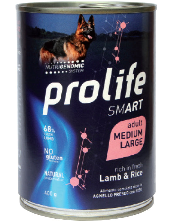 Prolife Smart Adult Lamb & Rice - Medium/Large Umido 400 gr