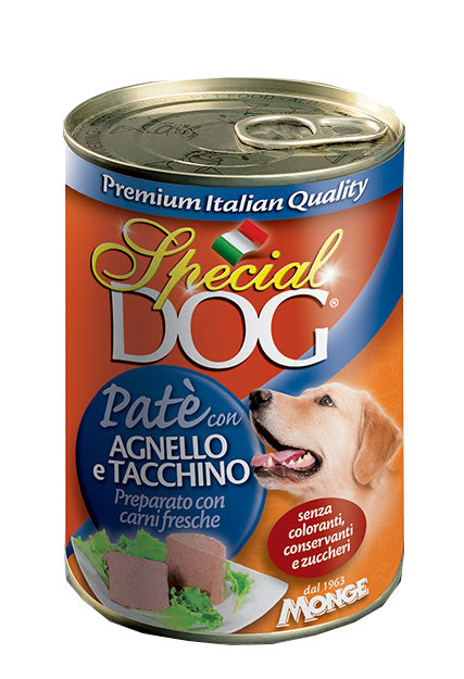 Monge Special Dog All Breeds Adult Paté con Agnello e Tacchino Umido 400 gr