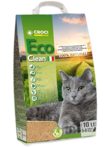 Croci Lettiera Gatto vegetale Eco Clean 10 Lt