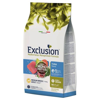 Exclusion Mediterraneo Adult Medium Tonno Crocchette per cani