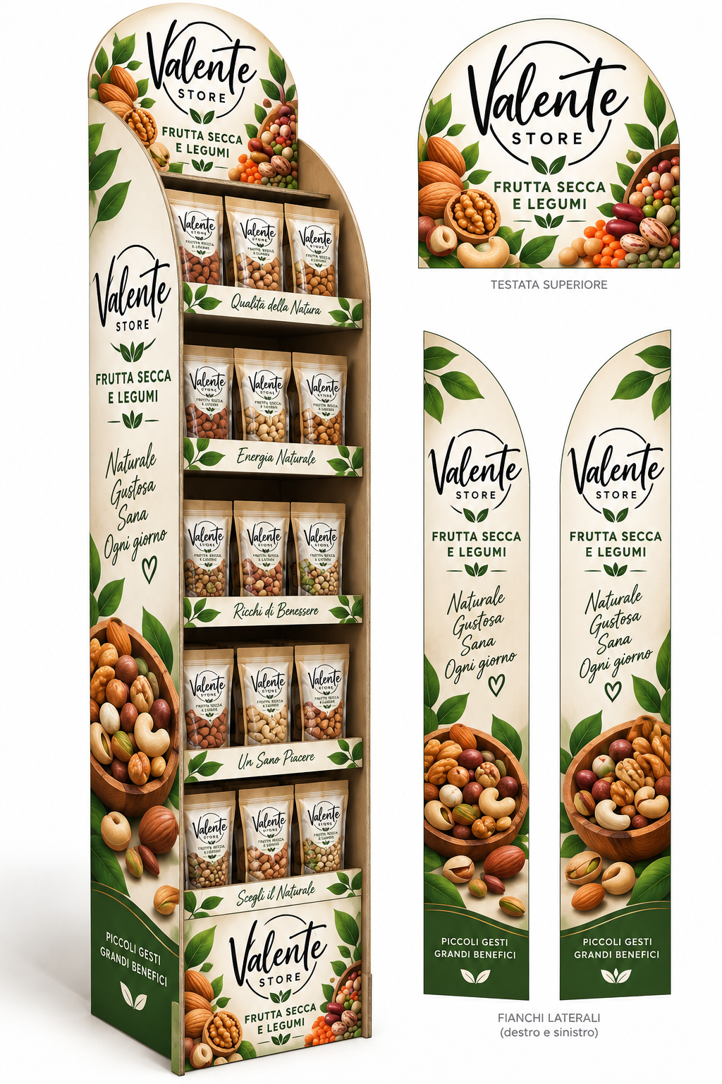 BOX ASSORTITA FRUTTA SECCA VALENTE STORE – 108 PEZZI DA 150 g
