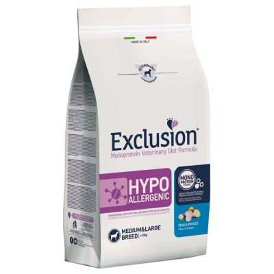 Multipack risparmio! 2 x 12 kg Exclusion Diet Crocchette per cani