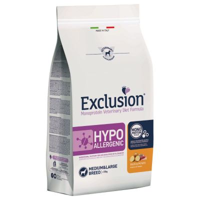 Multipack risparmio! 2 x 12 kg Exclusion Diet Crocchette per cani