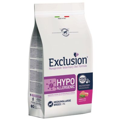Exclusion Diet Hypoallergenic Maiale & Piselli Crocchette Cani