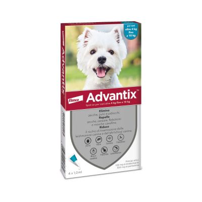 Advantix® Spot-on per cani oltre 4 kg fino a 10 kg