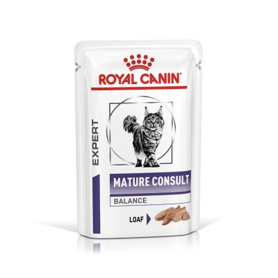 Royal Canin Expert Mature Consult Balance Mousse Alimento umido per gatti