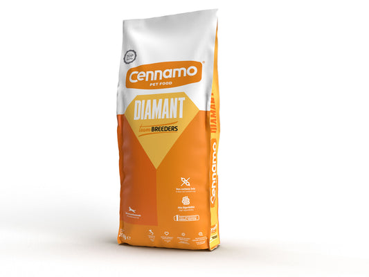 Diamant Breeder 25/11,5 Pollo & Riso 20 Kg Crocchette per cani