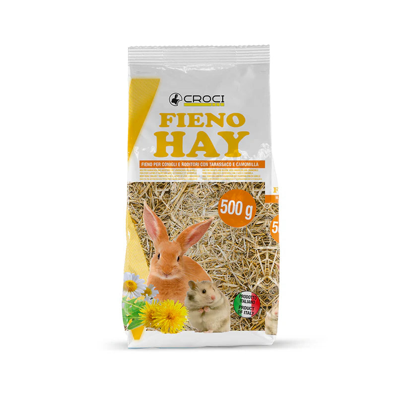 Croci Fieno per Conigli Hay - Tarassaco e Camomilla 500 Gr