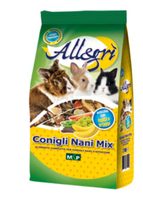 Allegri' Conigli Nani Mix 2 Kg