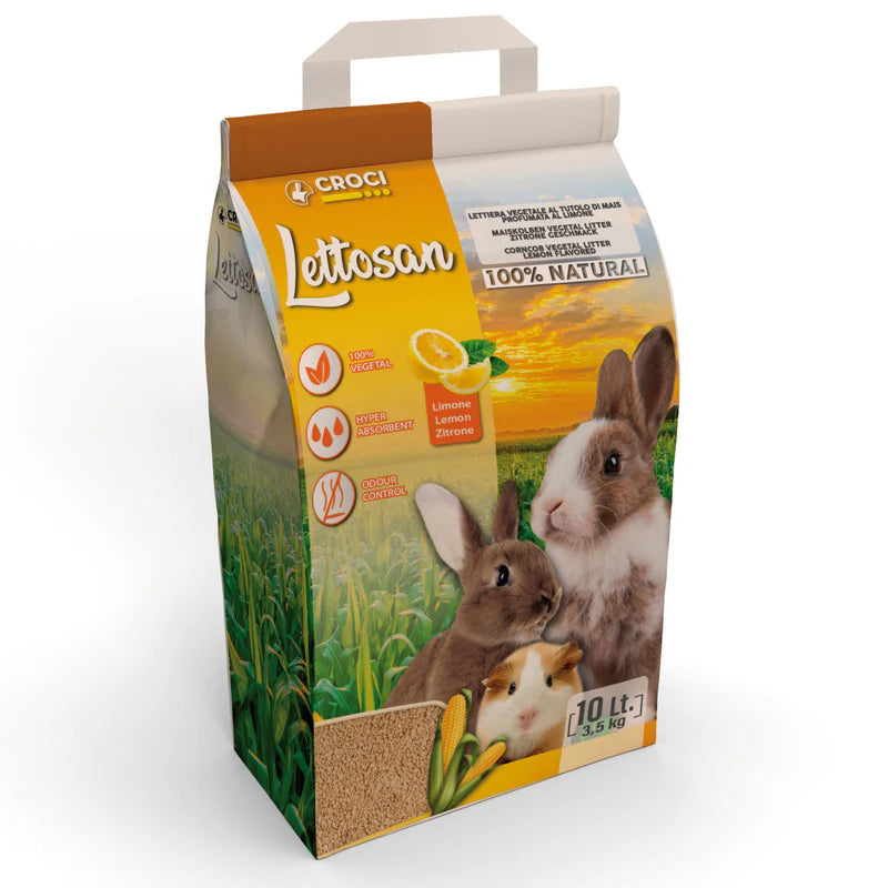 Croci Lettiera per conigli - Lettosan 10 Lt 3.5 Kg