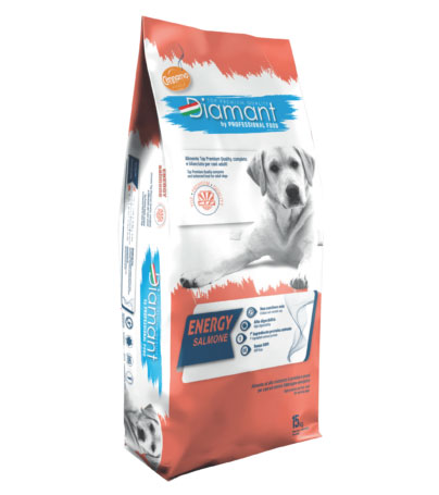 Diamant Adult Salmone Energy 15Kg Crocchette per cani