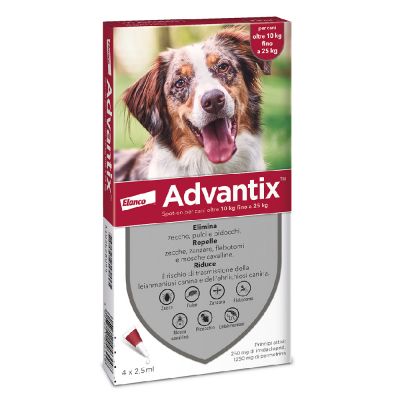 Advantix® Spot-on per cani oltre 10 kg fino a 25 kg