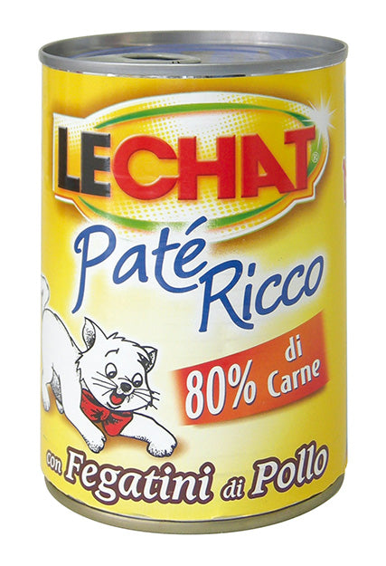 Monge LeChat Adult Paté Ricco con Fegatini di Pollo Umido 400 gr
