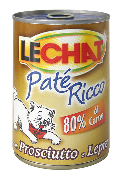 Monge LeChat Adult Paté Ricco con Prosciutto e Lepre Umido 400 gr