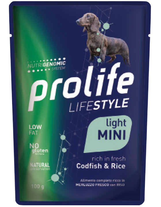 Prolife Smart Adult Codfish & Rice - Mini 100 gr Bustina Merluzzo e Riso