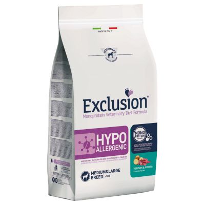 Exclusion Diet Hypoallergenic Cervo & Patate Crocchette cani 12 Kg