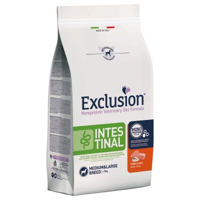 Exclusion Diet Intestinal Medium & Large Breed 2 KG Maiale & Riso