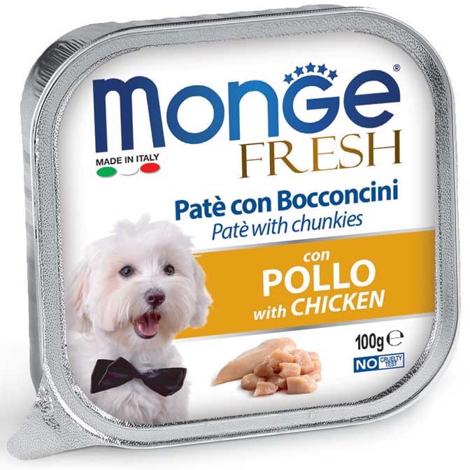 Monge Fresh Paté e Bocconcini Pollo Umido 100 gr