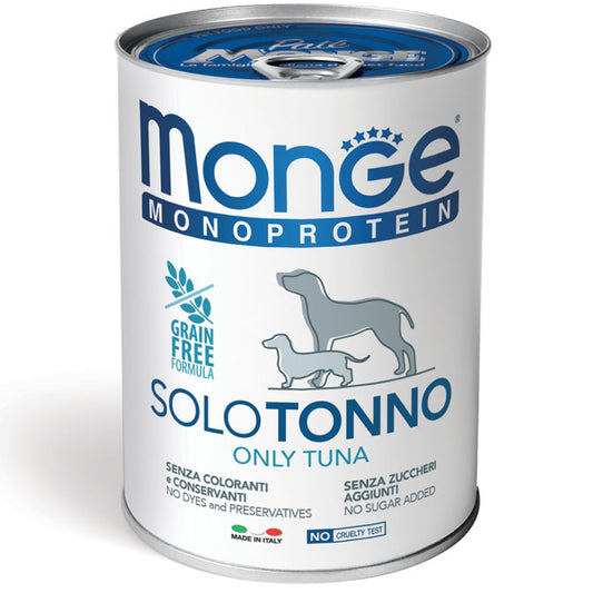 Monge Monoprotein Paté Solo Tonno Umido 400 gr