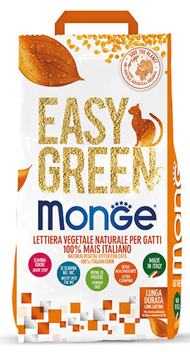 Monge Lettiera Easy Green 100% Mais Italiano 3,8 kg