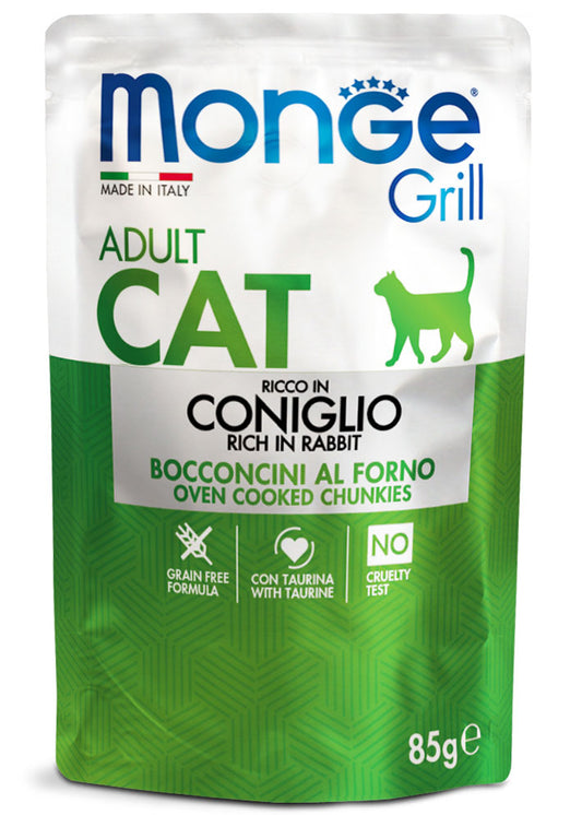 Monge Grill Bocconcini in Jelly – Ricco in Coniglio – Adult 85 gr
