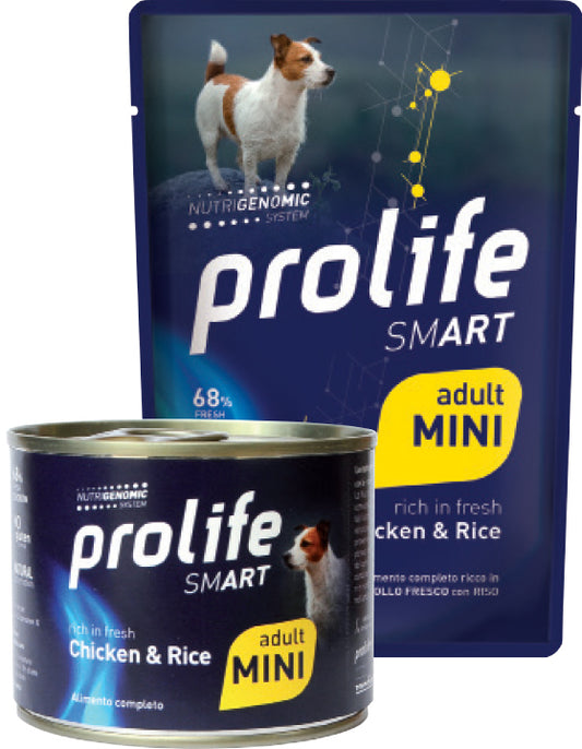 Prolife Smart Adult Chicken & Rice - Mini 100 gr Bustina Pollo e Riso