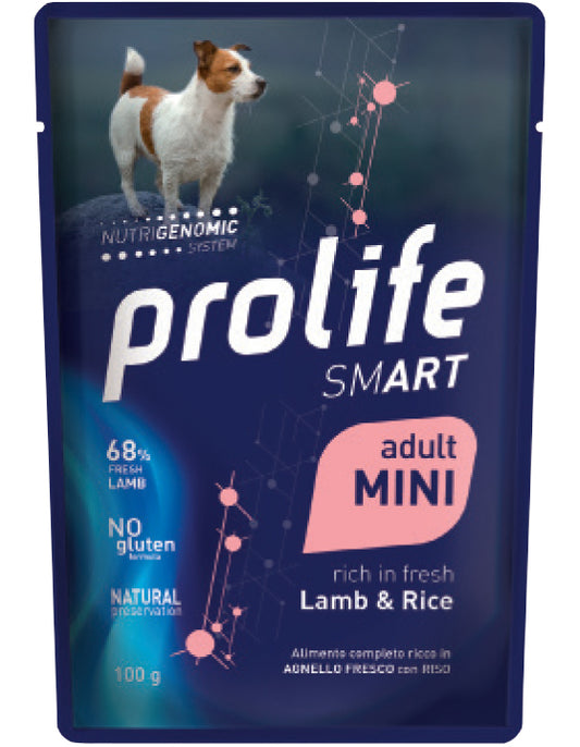 Prolife Smart Adult Lamb & Rice - Mini 100 gr Bustina Agnello e Riso