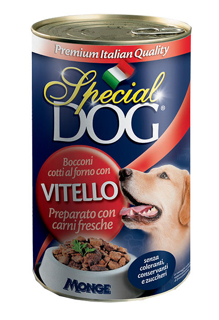 Monge Special Dog All Breeds Adult Bocconi con Vitello Umido 400 gr